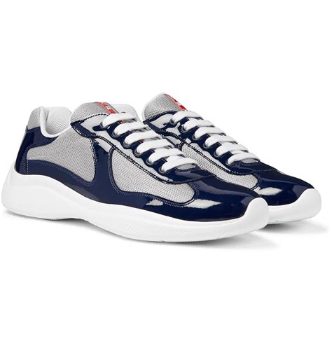 navy blue prada sneakers|prada americas cup sneakers sale.